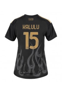 Juventus Pierre Kalulu #15 Fotballdrakt Tredje Klær Dame 2026-27 Korte ermer